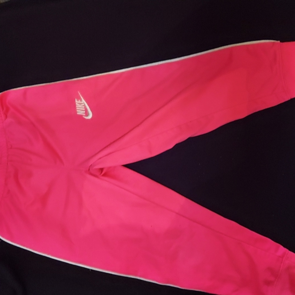 Nike Toddler Girls Size 3-4 Pink Track Pants